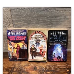 Science Fiction Spider‎ Robinson Lot 3 Lady Slings The Booze By Any Other Name